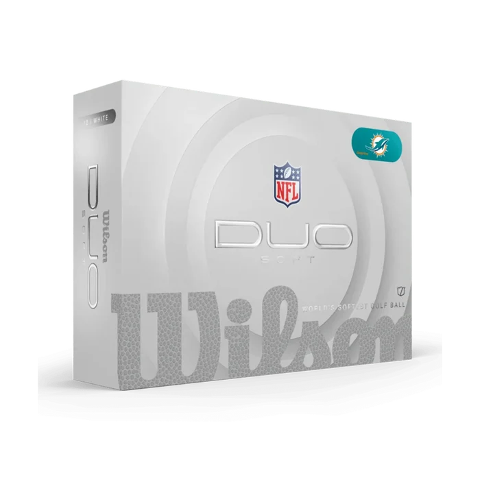 Wilson Duo Soft NFL White Mi 12-ball White color