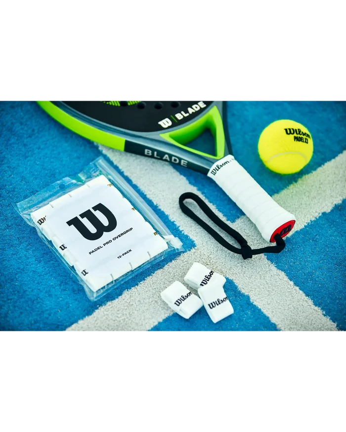 Wilson Pro Padel Overgrip White - 12 pack