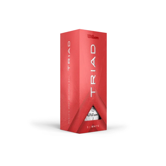 Wilson Triad Golf Ball White 12-Ball White color