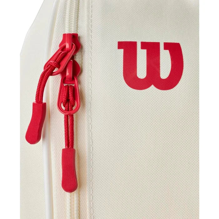 Wilson US Open 2026 Team 3 Pack Racket Bag White Color