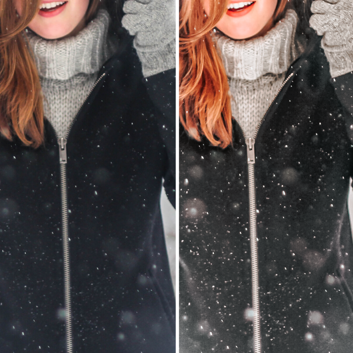 Winter Warm Snowy Mobile Lightroom Presets Pack - 4 Presets