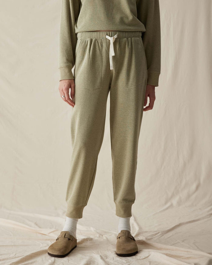 Women's April Lightweight Jogger Sweatpant in Black (Black) | Richer Poorer