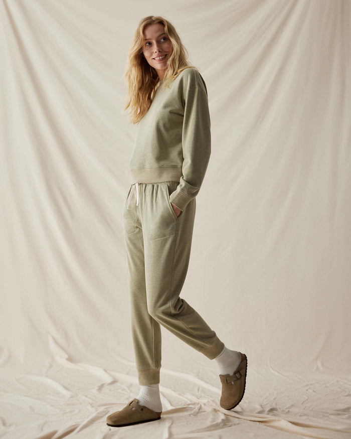 Women's April Lightweight Jogger Sweatpant in Black (Black) | Richer Poorer