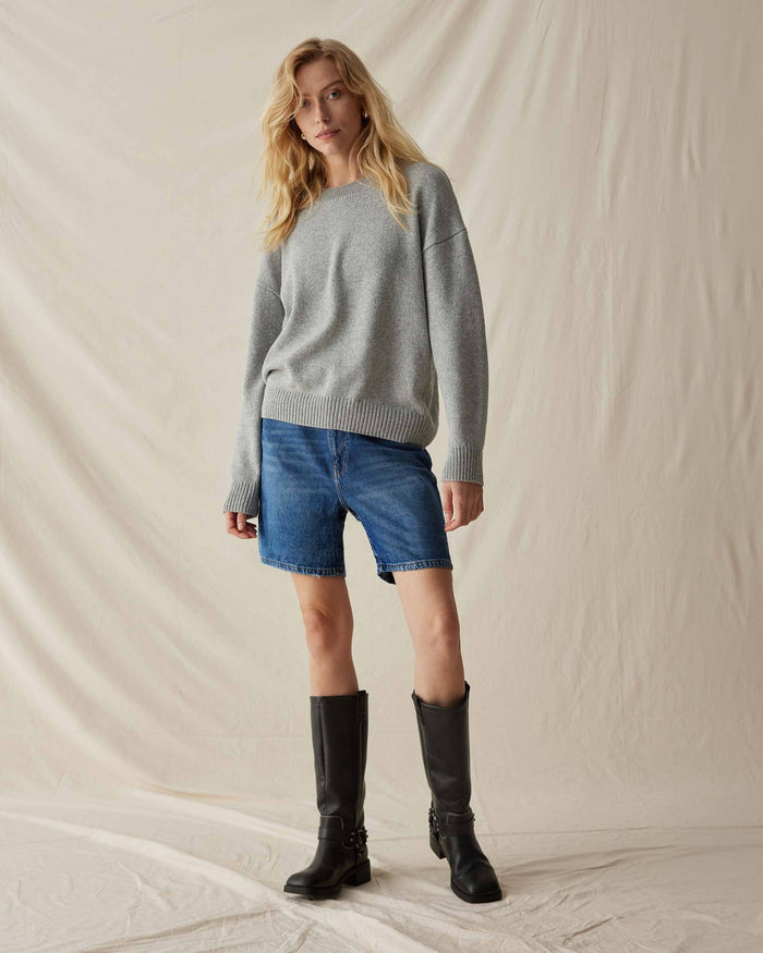 Women's Felicity Sweater in Purple Pop (Purple) | Richer Poorer