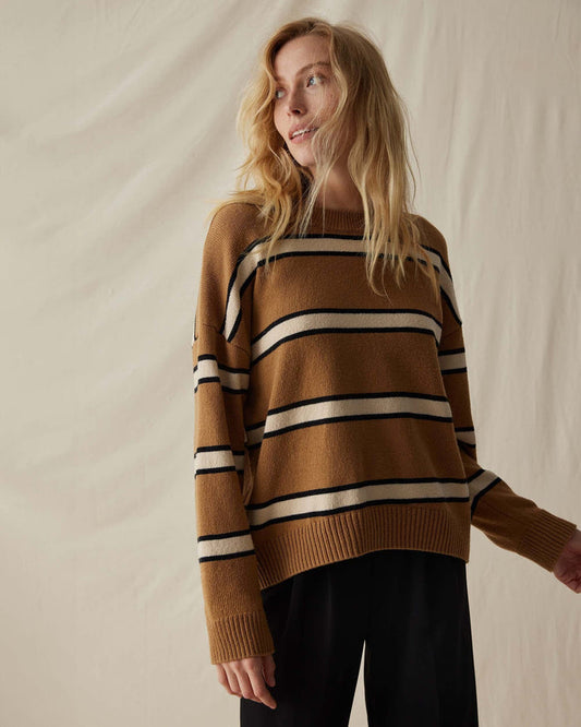 Women's Felicity Sweater in Stretch Limo (Black) | Richer Poorer