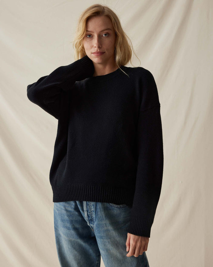 Women's Felicity Sweater in Mole (Brown) | Richer Poorer