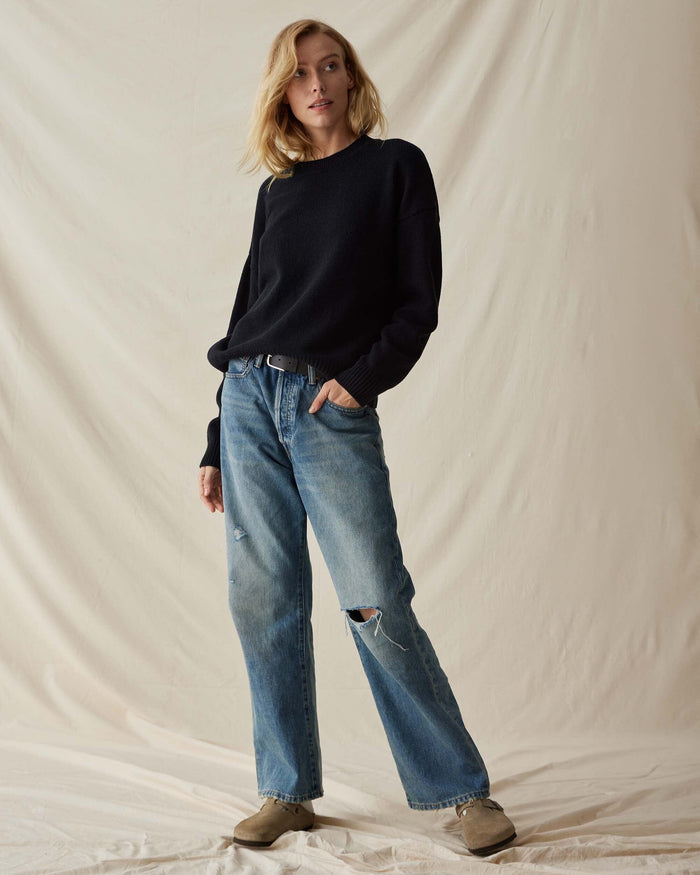 Women's Felicity Sweater in Mole (Brown) | Richer Poorer