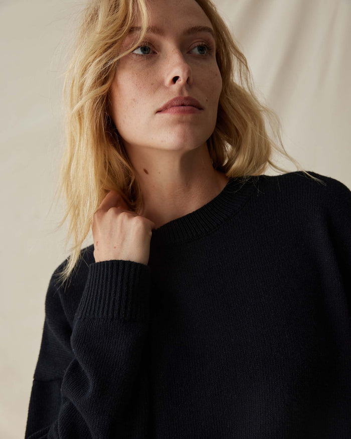 Women's Felicity Sweater in Mole (Brown) | Richer Poorer