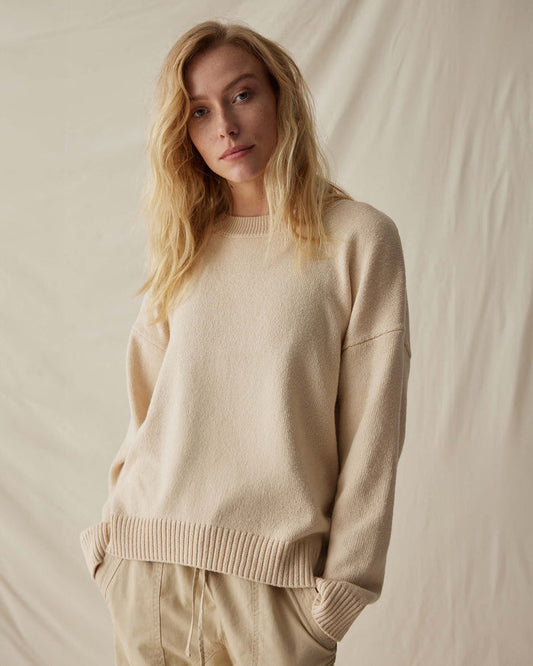 Women's Felicity Sweater in Vintage Indigo (Blue) | Richer Poorer