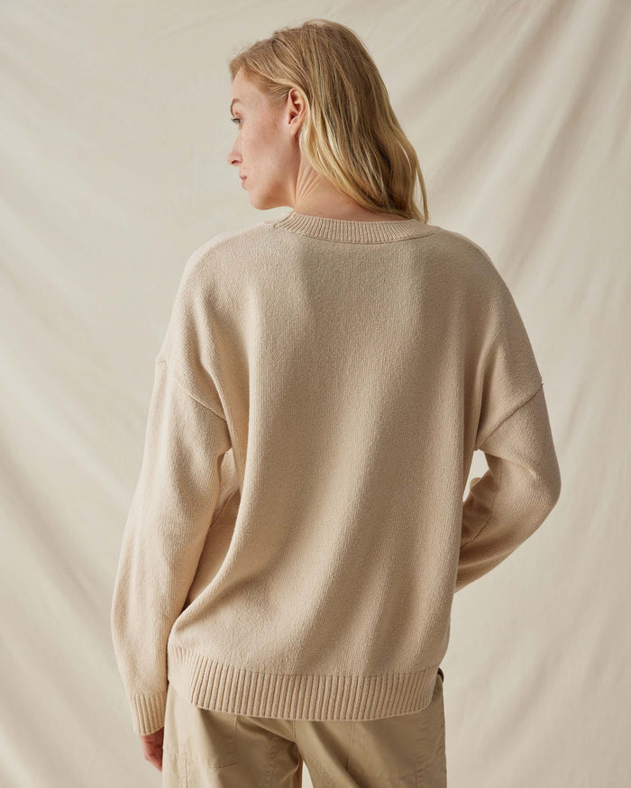 Women's Felicity Sweater in Vintage Indigo (Blue) | Richer Poorer