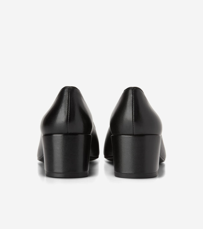 Women's Go-To Shayla Block Heel Pumps-Black
