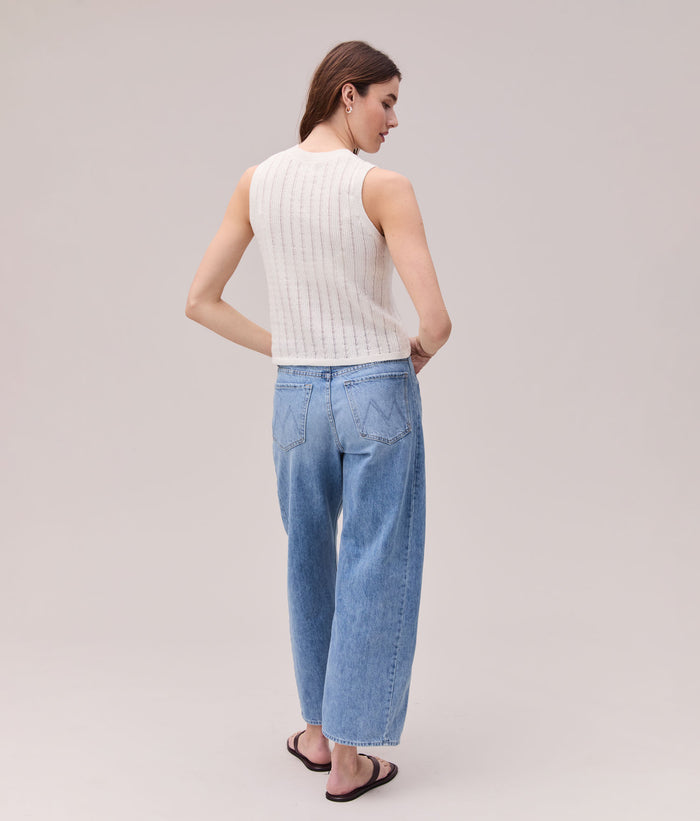 Womens Canyon Cotton Knit Tank | Coconut Milk