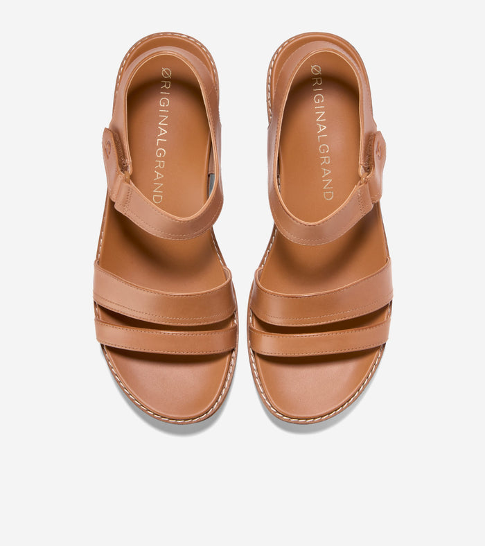Women's ØriginalGrand Peyton Flatform Sandals-Pecan Brown