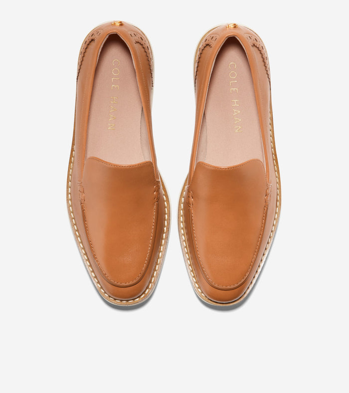 Women's ØriginalGrand Platform Venetian Loafers-Pecan-Ivory