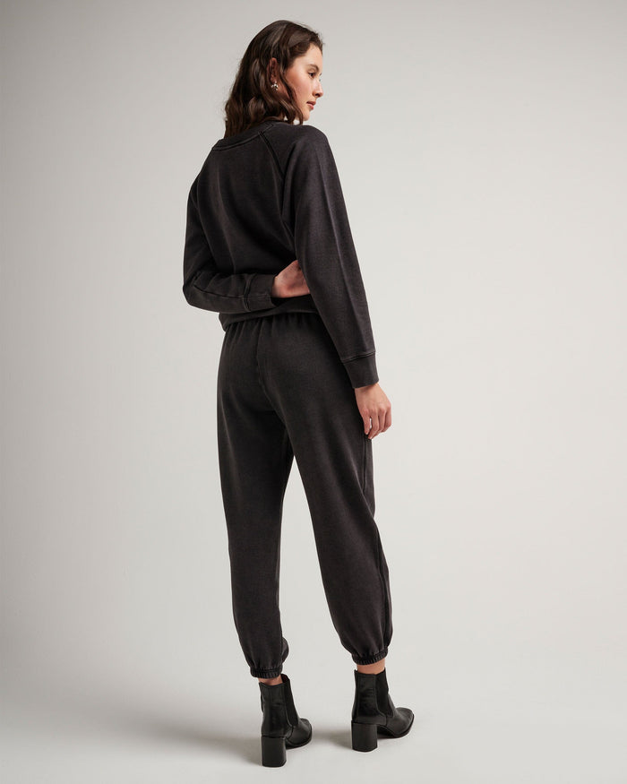 Women's Recycled Fleece Classic Sweatpant in Sage (Green) | Richer Poorer