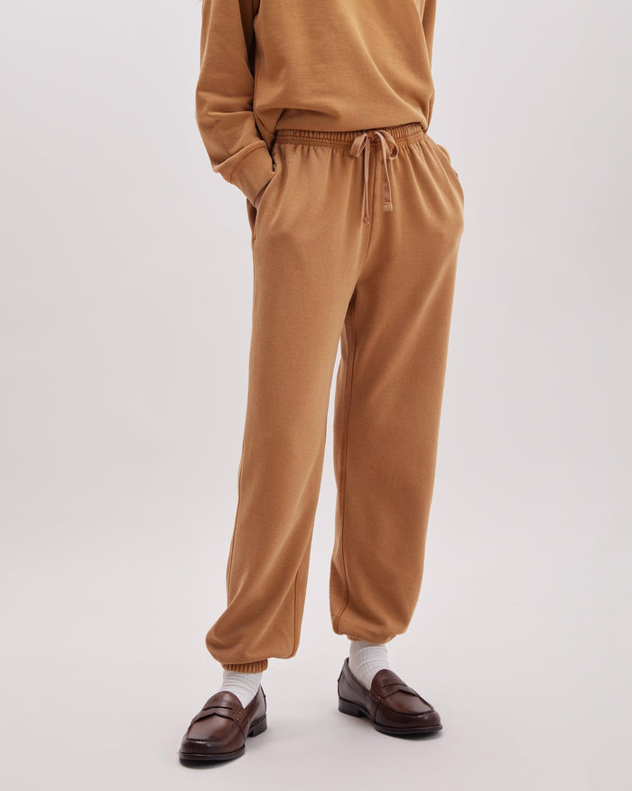 Women's Recycled Fleece Classic Sweatpant in Sage (Green) | Richer Poorer