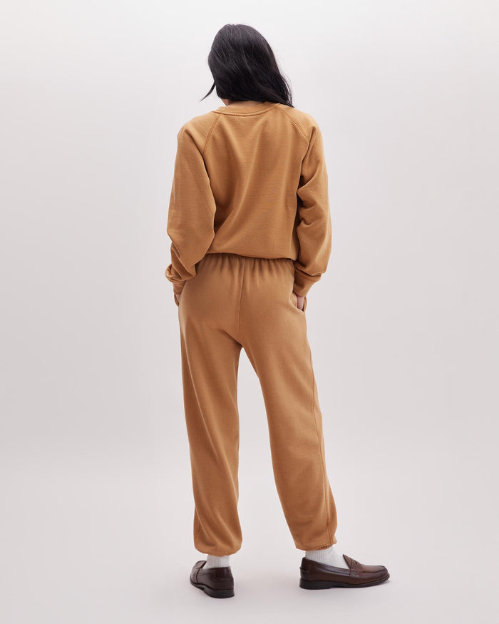 Women's Recycled Fleece Classic Sweatpant in Sage (Green) | Richer Poorer