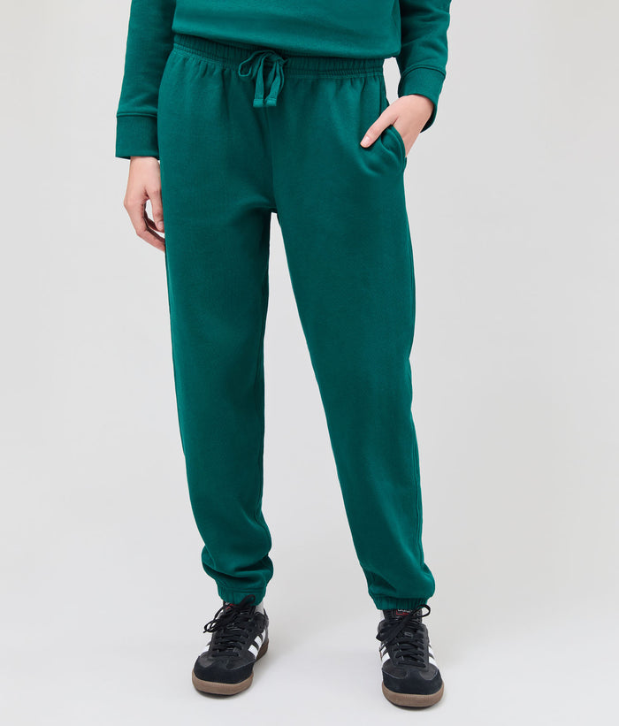 Womens Recycled Fleece Classic Sweatpant | Rainforest