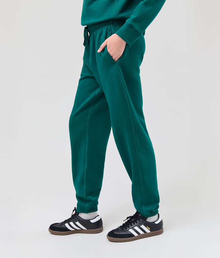Womens Recycled Fleece Classic Sweatpant | Rainforest