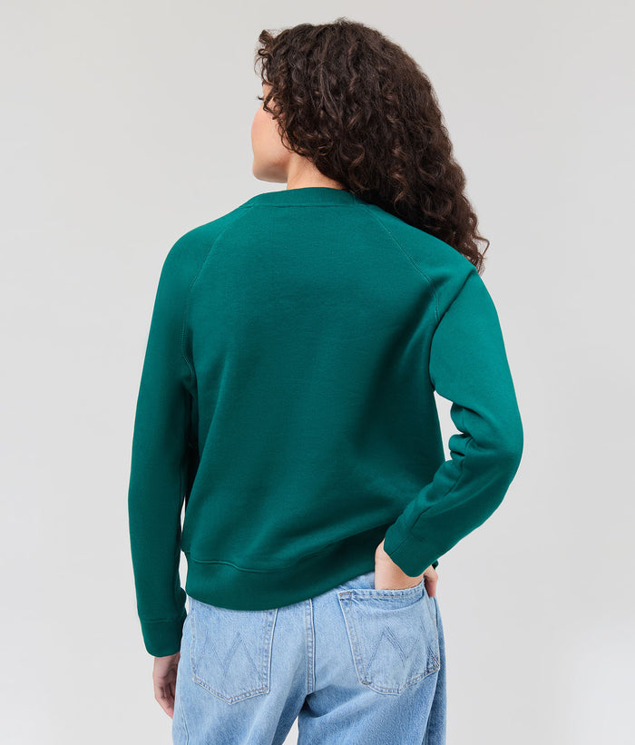 Womens Recycled Fleece Classic Sweatshirt | Rainforest