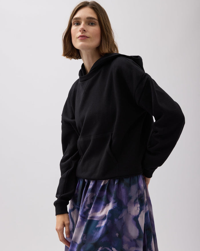 Women's Recycled Fleece Hoodie in Heather Grey (Grey) | Richer Poorer