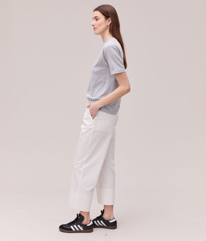 Womens Relaxed Everyday Tee | Heather Grey
