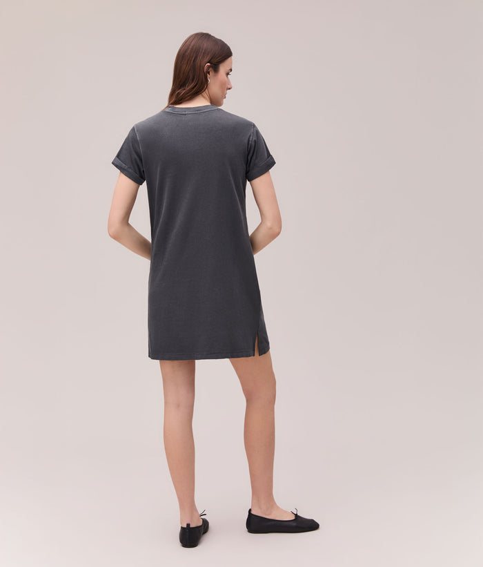 Womens Relaxed Tee Mini Dress | Stretch Limo