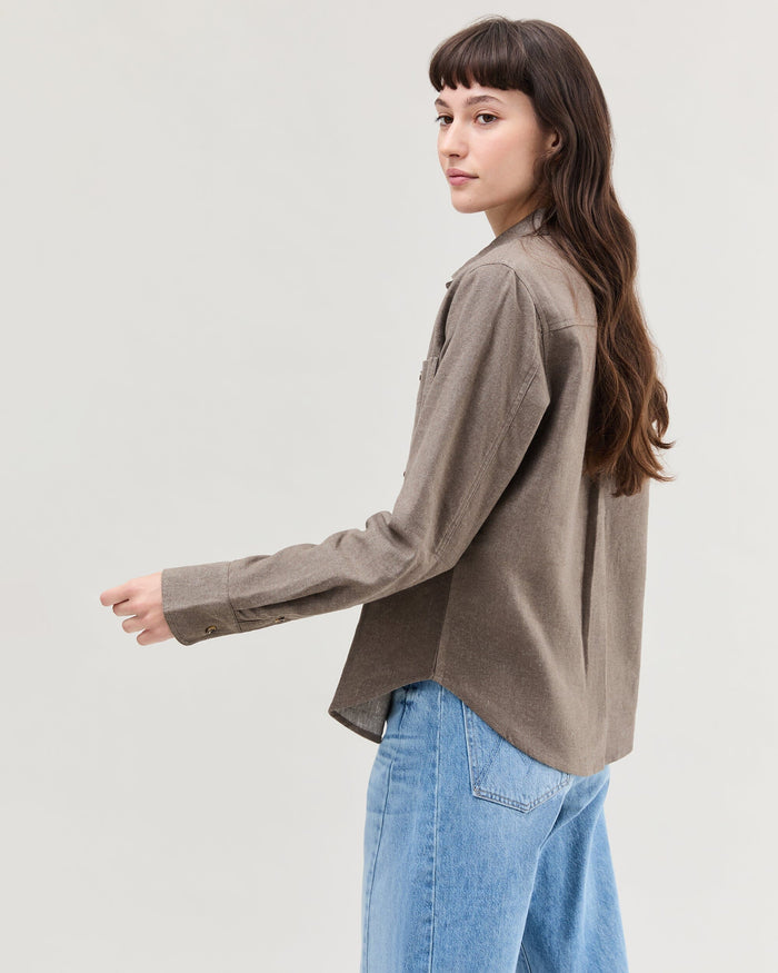 Roma Work Shirt - Porcini
