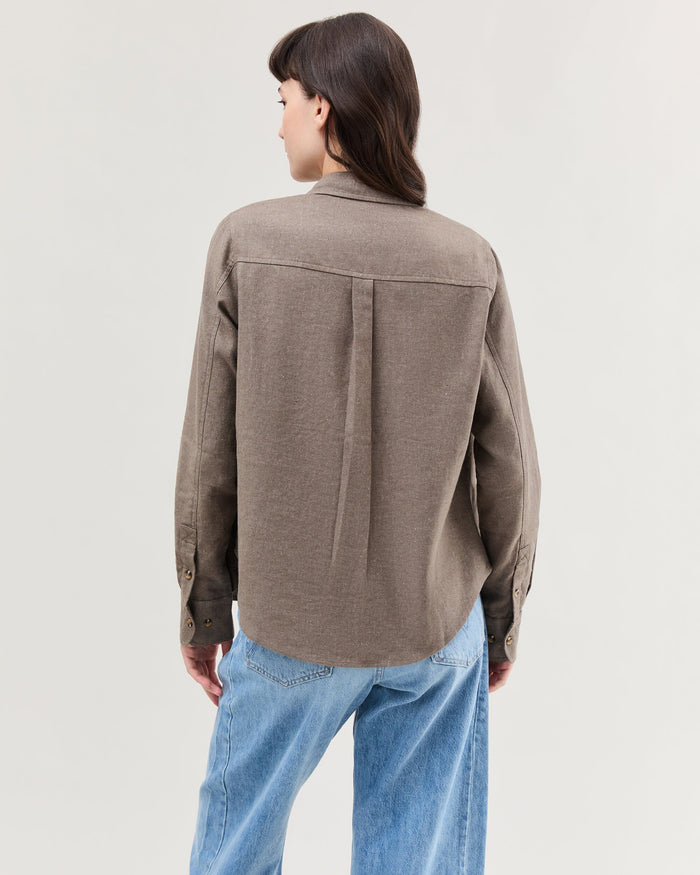 Roma Work Shirt - Porcini