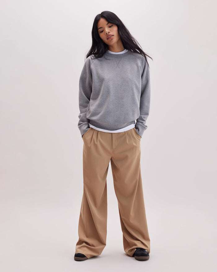 Women's Sophia Wide Leg Trouser in Vintage Indigo (Blue) | Richer Poorer