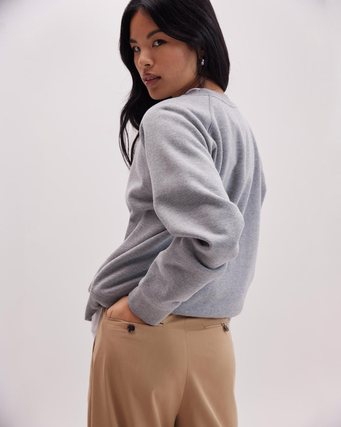 Women's Sophia Wide Leg Trouser in Vintage Indigo (Blue) | Richer Poorer