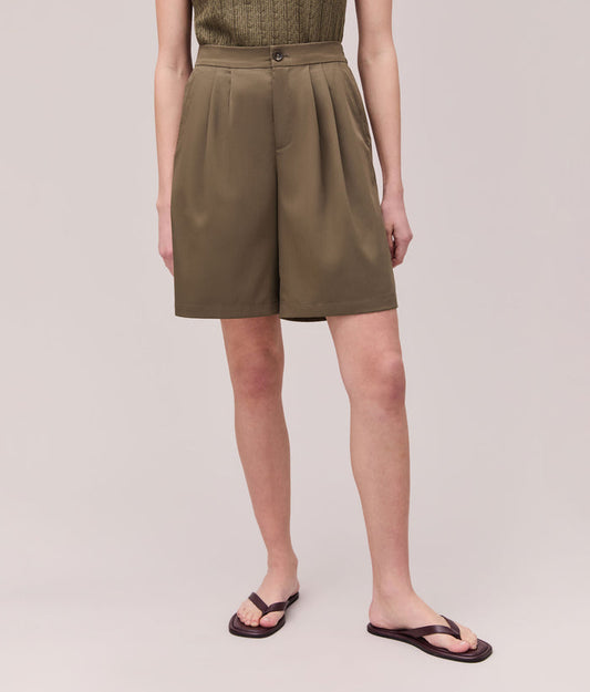 Womens Sophia Resort Short | Olive Grey