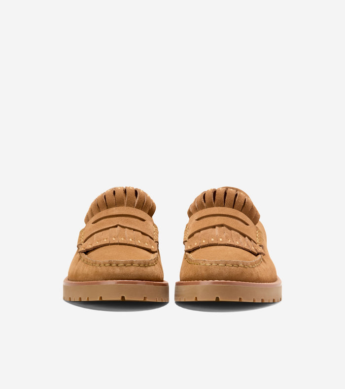 Women's Treena Lug Kiltie Loafers-Golden Honey