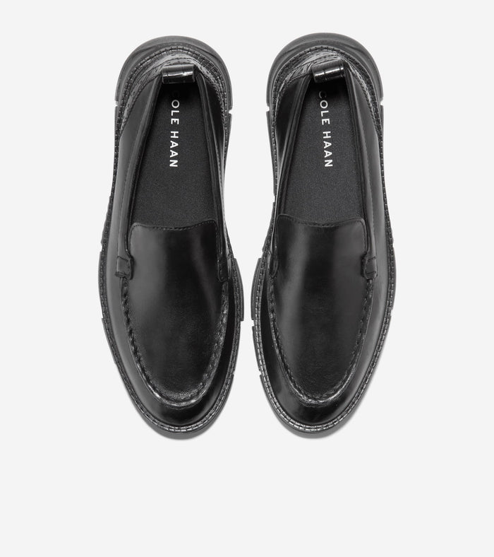 Women's ZERØGRAND Rella Venetian Loafers-Black