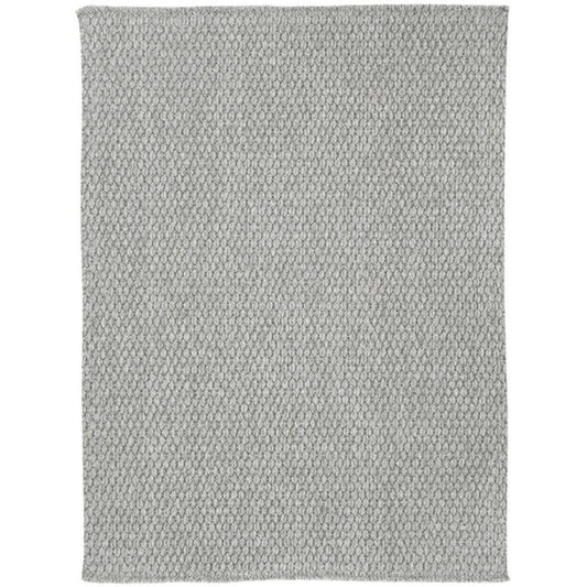 Worthington Cool Grey Flat Woven Rug Vertical Stripe Rectangle image