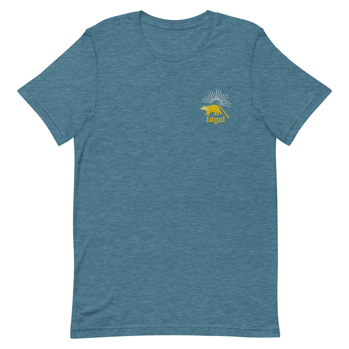 Yellow House T-Shirt Badger Loyal EMBROIDERED Hflpuf Shirt Universal Bookish T-Shirt