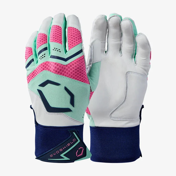 Youth EvoShield Carbyne Batting Gloves with Strap